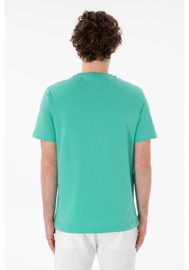 U.S. Polo Assn. Erkek Regular Fit Bisiklet Yaka Mint Basic Tişört 50305928-VR090 U.S. Polo Assn. Erkek Regular Fit Bisiklet Yaka Mint Basic Tişört 50305928-VR090