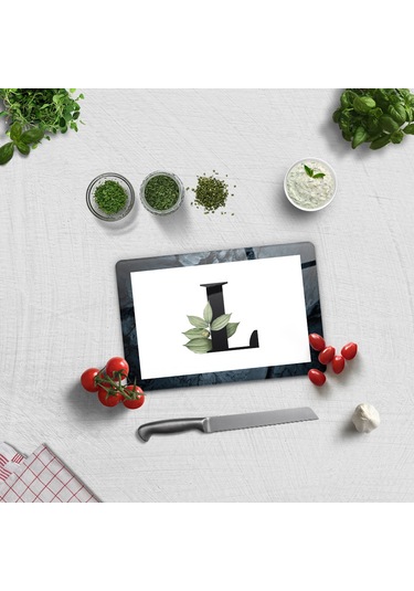 Decorita Cam Kesme Tahtası - Cam Kesme Tablası Harfli Tasarım L 20 CM x 30 CM