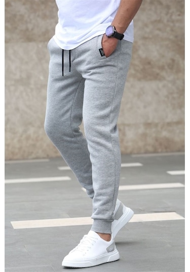 Madmext Basic Gri Eşofman 4210 Gri