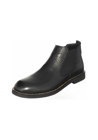 45-46-47-48-49-50 Numara Cs623 Siyah Rolax Deri Büyük Numara Vip Erkek Bot Kauçuk Rahat Taban Siyah