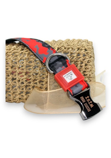 İsimli- Kişiye Özel Orta Ve Büyük Irk Ayarlanabilir Tasma Krmsyh