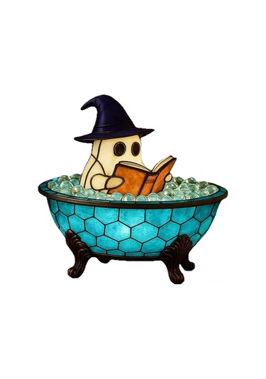 Tenfowee Halloween Mavi Peri Masal Işığı - Led Fantazi Gece Lambası, Banyo Odası Dekoru, Parti Hediyesi Pil Yok