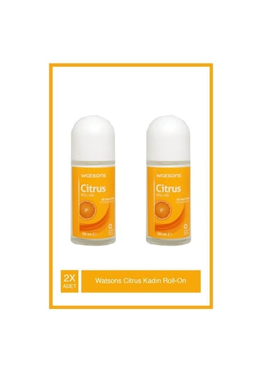 Watsons Narenciye Aromalı Kadın Roll-On Deodorant 2 x 50 ML