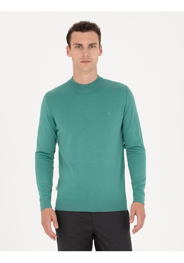 Pierre Cardin Erkek Mint Triko Kazak 50270049-vr090 Mint Yeşili