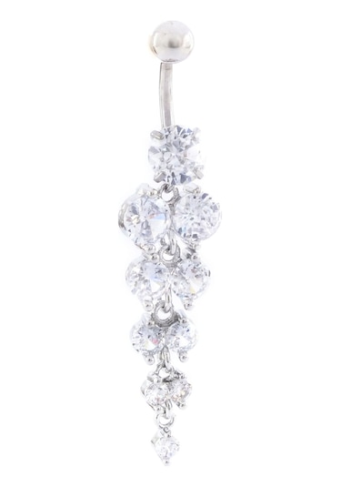 Ferizz 316l Çelik Çoklu Zirkon Taşlı Piercing Prc-225