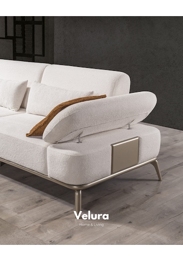 Losso 3+3+1 Koltuk Takımı & Oturma Grubu Beyaz