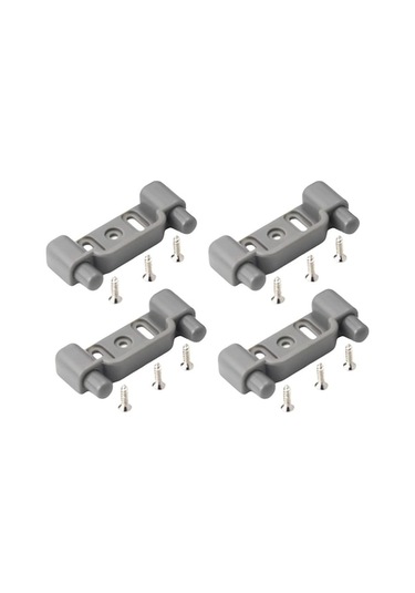 Trendooze 4 Parça Karavan Kapı Mandalı Tasarruflu Montaj 5,3 Cm X 2,5 Cm