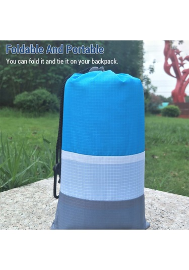 Fosenze Tpu Kaplama Su Geçirmez Çadır Matı - 140x200cm Yıldız Desenli, Katlanabilir, 4 Çivi İle Rüzgar Dayanıklı, Temizlenmesi Kolay Piknik/plaj Matı Çok Renkli