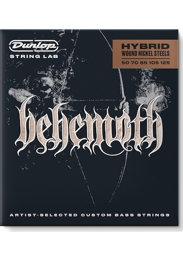 Jim Dunlop Behemoth Hybrid Wound Nikel 5 Telli Bas Teli 50-125