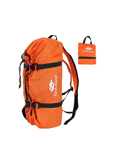 Luckstone-açık Tırmanma Halat Çantası Katlanır Su Geçirmez Tırmanma Y28986c Turuncu