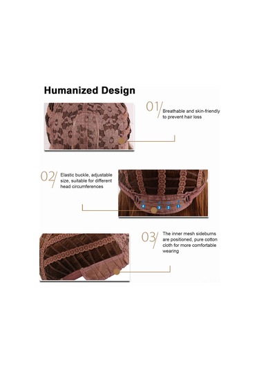 Gajeena Erkekler İçin Moda Kısa Dalgalı Peruk, Yüksek Sıcaklık Liften Yapılmış, Doğal Görünümlü, Kolay Kullanım, Siyah-kahverengi