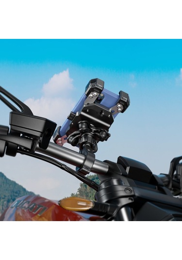 M11 Titreşim Modüllü Telefon Tutucu Siyah