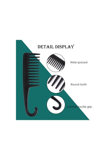 Ucuz Renkli Geniş Diş Az Saç Dökülmesi Tarak Saç Ürünleri Anti-statik Duş Tarağı Detangle Saç Tarak Kanca Fırçası Ile Kadınlar Için