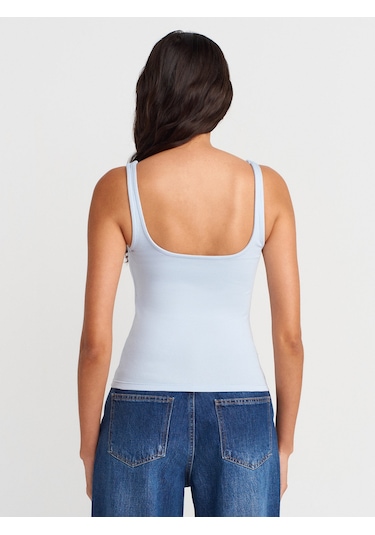 Dilvin 21057 Askılı Atlet-açık Mavi Açık Mavi