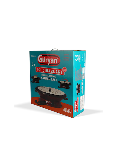 Güryan Elektrikli Katmer Sacı 1.5Mm Kara Saç 55Cm