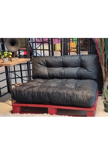 Colormix Kalorifer Önü Palet Üstü, Palet Üstü, Oturma Minderi,yer Minderi, Minder,tv Izleme Minderi, Bahçe Minderi, Siyah
