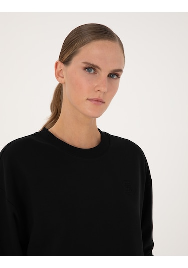 Pierre Cardin Kadın Siyah Sweatshirt 50314963-vr046 Siyah