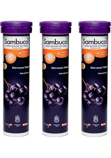 Sambucol Plus Effervesan Tablet 3 Kutu