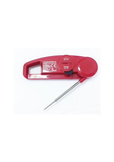 TFA Thermo Jack Katlanır Problu Dijital Termometre Bordo