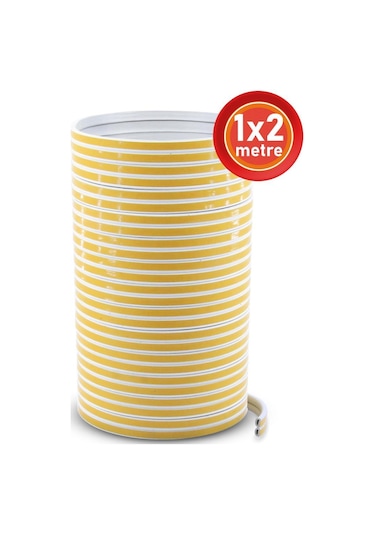 1x2=2 Mt Telvesse Kapı Pencere Su Soğuk Geçirmez İzolasyon Bandı Yalıtım Fitili (Beyaz)