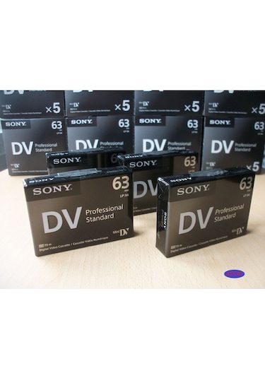 Sony Mini Dv Professional Lp:94 Sp:63 Siyah Kaset 5 Li