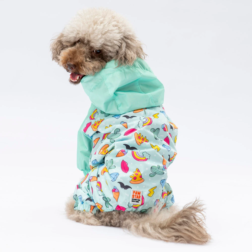 Tokyo Polarlı Kedi Köpek Tulum Yağmurluk