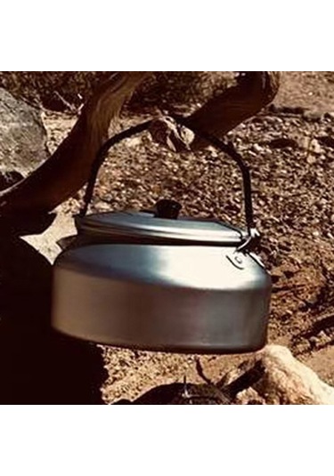 Teltree C802 Alüminyum Retro Çaydanlık: 0.8l Hacim, Ultra Hafif, Kamp Ve Doğa Yürüyüşü İçin İdeal Gümüş