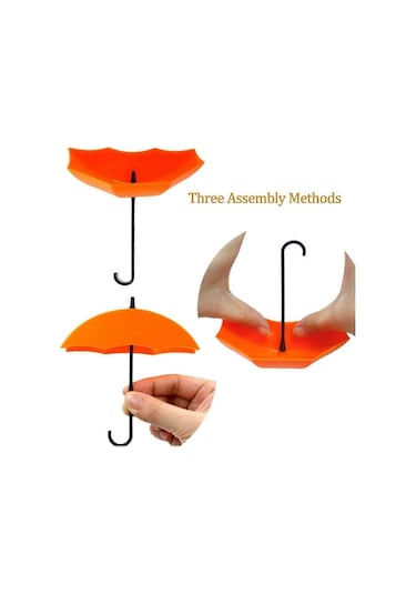 Anahtarlık Anahtar Askısı Duvar Anahtarı 6 Parça Renkli Şemsiye Duvar Askısı Duvar Anahtarlığı Anahtar Düzenleyici Hk Çok Renkli