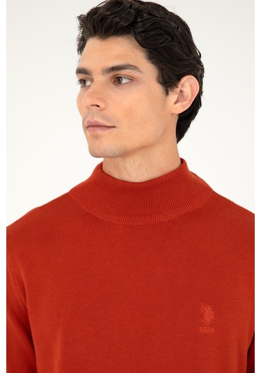 U.s. Polo Assn. Erkek Kiremit Kazak /triko 50288887-vr031 Kiremit