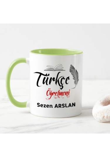 Kişiye Özel Türkçe Öğretmeni Kupa Bardak Ha36