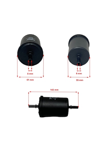 Renault Scenic, Grand Scenic 1.2 1.4, 1.6, 1.8, 2.0 1999-2016 Benzin Filtresi