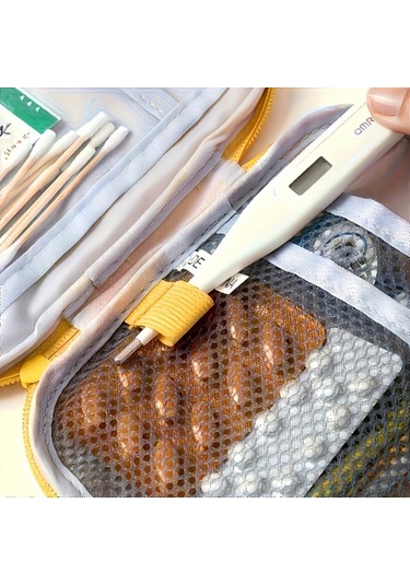 Gateesat Kırmızı Renk, Kompakt Taktik İlk Yardım Çantası - Seyahat, Ev, Araç Ve Kamp İçin