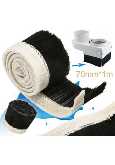 Homyl Cnc Için Naylon Fırça Gravür Makinesi Toz Siyah-70mm-x-1-m