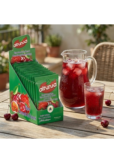 Altunsa Kiraz Aromalı Toz İçecek 24 x 9 G