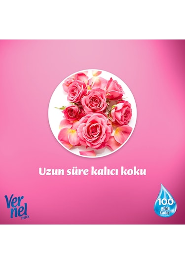 Vernel Max Konsantre Çamaşır Yumuşatıcı Taze Gül 2 x 1440 ML