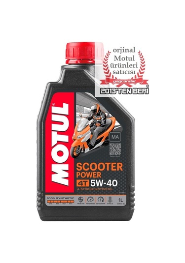 Motul Scooter PoWer 4t 5W40 Ma 1 L N11.3062