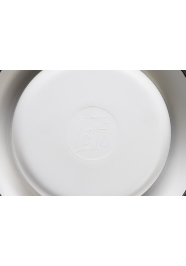 Beeztees Dbl Köpek Mama Su Kabı, Mat Paslanmaz Çelik, Beyaz Mermer Görünümlü, 17,5cm, 350ml