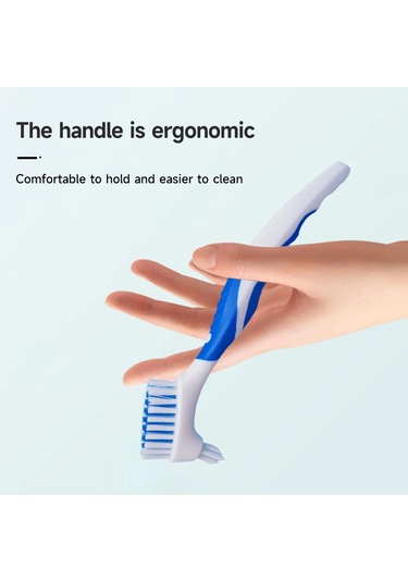 Yuqing Protezler İçin 1 Adet Diş Fırçası, Çift Taraflı Temizlik,