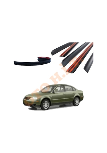 Volkswagen Passat B5,5 Uyumlu Bagaj Üstü Spoiler Mat Siyah