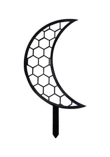 Rogfer Plastik Ay Tırmanma Standı Balkon Pot Bitki Bahçecilik Dekoratif Çiçek Tutucu Yeşil