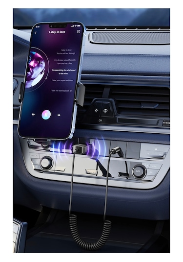 Toocki İvoomi Aux Bluetooth Mikrofonlu 3.5mm 5.0 Verici Araç Kiti