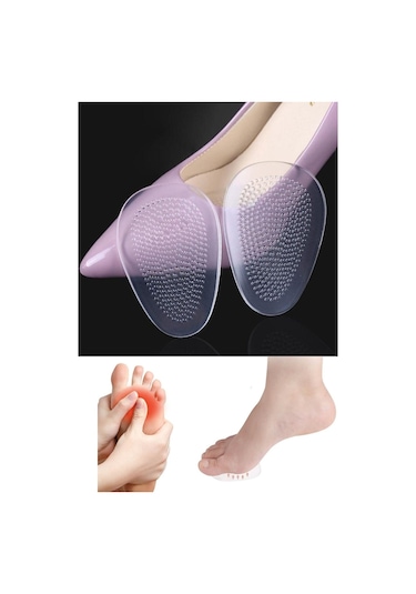 Kalın Silikon Ayakkabı İçi Kaydırmaz Tabanlık Ayak Nasır Koruyucu