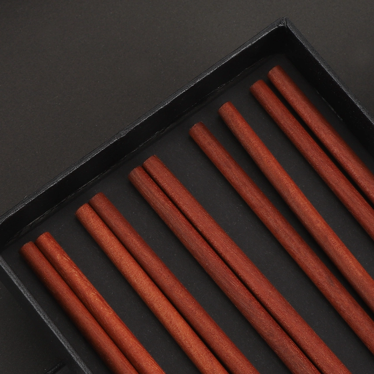 Fosenze Doğal Kiremit Ahşap Çatal Seti, Bakır Uçlu Şanslı Karakter, Tohumlandsız Ve Mürekkepsiz, Ev Kullanıma Ve Hediye İçin 5 Çift Paket Diğer