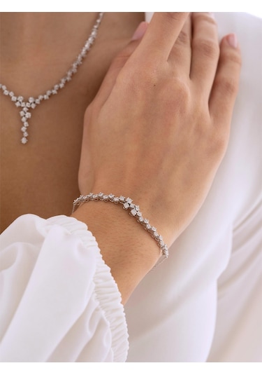 Nochediamond 0,27 Karat Tasarım Pırlanta Bileklik-521