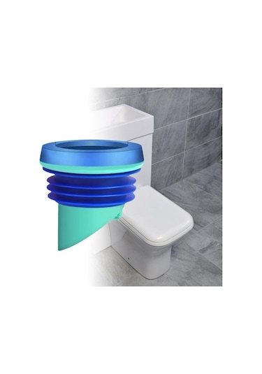 Trendooze Tuvalet Flanşları Balmumu Mavi, Sızdırmazlık Ve Yüksek Kalite Mavi
