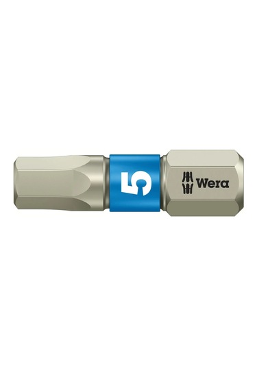 Wera 3840/1 Ts Bits, Paslanmaz, 5 X 25 Mm