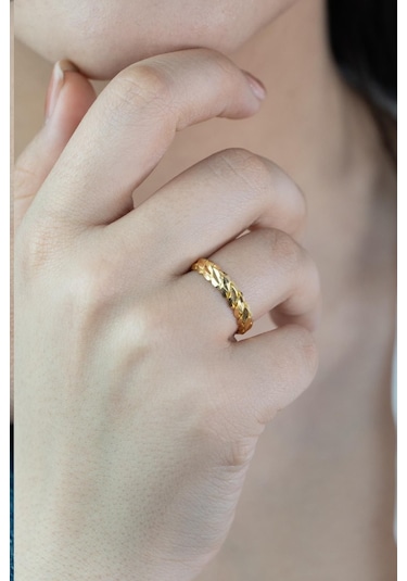 22 Ayar Altın Burma Yüzük 3 Gr