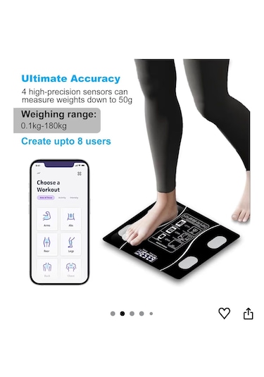 Instructions Akıllı Dijital Vücut Analiz Tartısı