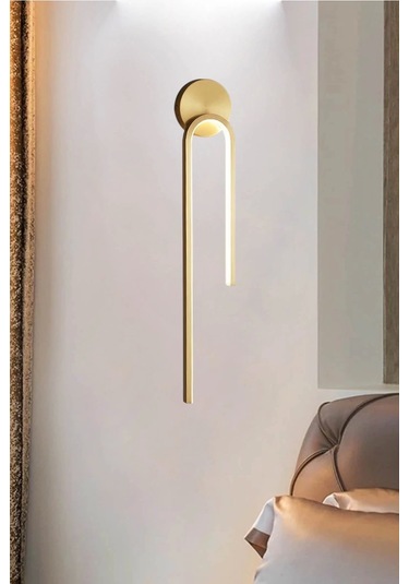 Modern Kablosuz Gold Led Pilli Aplik, Duvar Aplik Ve İç Mekan Aplik Çok Renkli