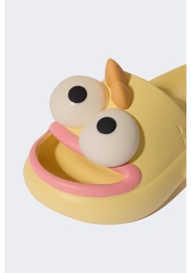 DeFacto Kız Çocuk Düz Taban Eva Terlik D8846A825SMYL76 Sarı